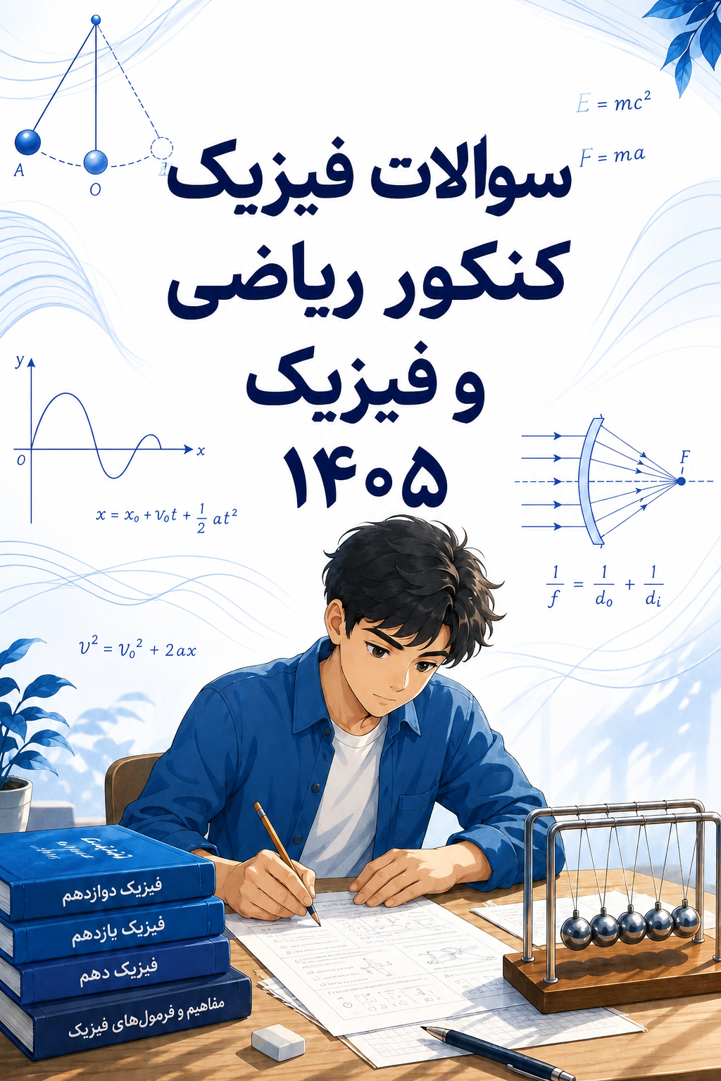 حل تشریحی فیزیک کنکور ریاضی و فیزیک ۱۴۰۵